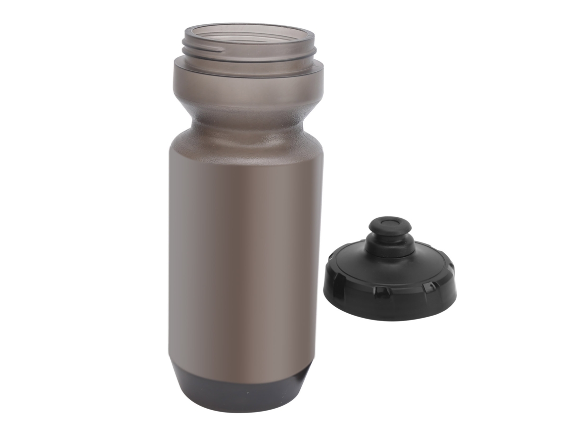 Garrafa de Água para Bicicleta Bolany 610ml Transparente Cinza