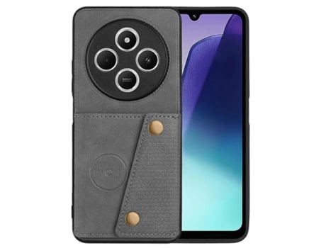 Para Xiaomi Poco C75 4g/ Redmi 14r 5g/ 14c 4g Capa Slots Para Cartão Suporte Courocapa De Telefone Tpu