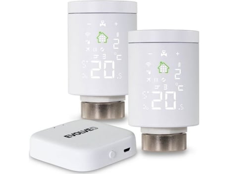 Kit inicial Evolveo Evo RV M30sp Heat M30v2 com 2 cabeças termostáticas e gateway