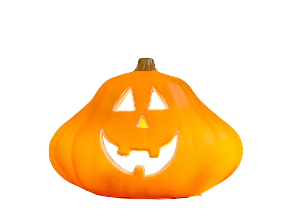 Laxiscreed Ilumina Decoração De Abóbora De Halloween Para Varandas E Lojas, Cena Festiva Com Luz, Grande Abóbora, Inclui Caixa De Lâmpada