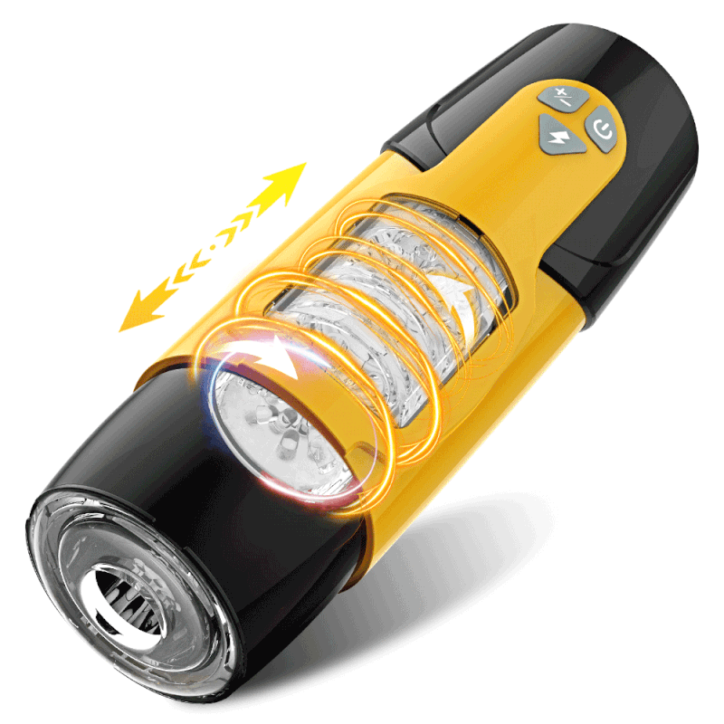 Masturbador Masculino Automtico Copo Mastubador de Rotao Telescpica  Amarelo YIZHOOD | Worten.pt