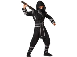Fato de Menino ATOSA Ninja Preto (Tam: 3-4 Anos)