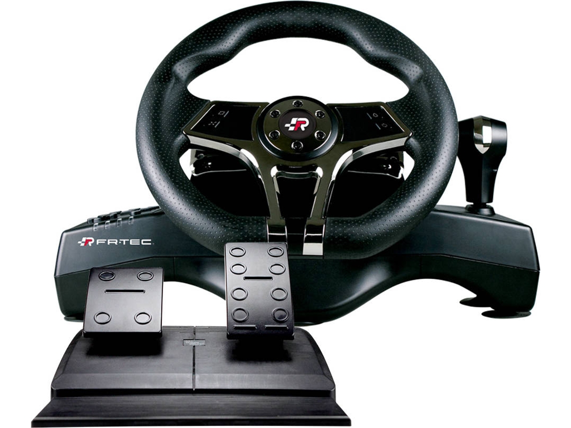 Volante + Pedais FR-TEC Hurricane MKII Wheel (Multiplataformas - USB - Preto)