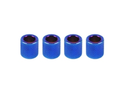 4 Anéis Decorativos Para Cabeceira De Carro, Acessórios Bling Ouro, Universal Para Carros Suv Jeep Azul