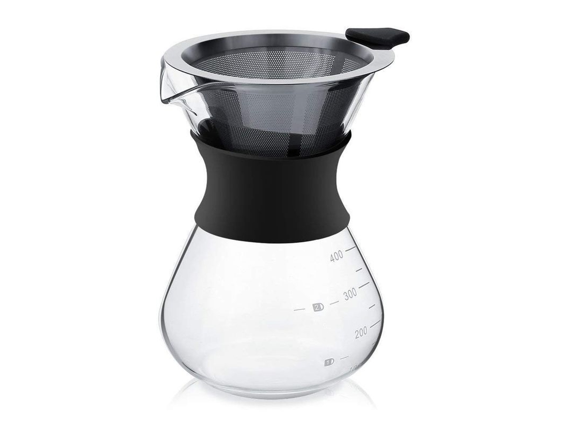 2026-cafeteira De Goteo De Vidro Com Filtro Permanente (400ml) Para 2-3 Xícaras