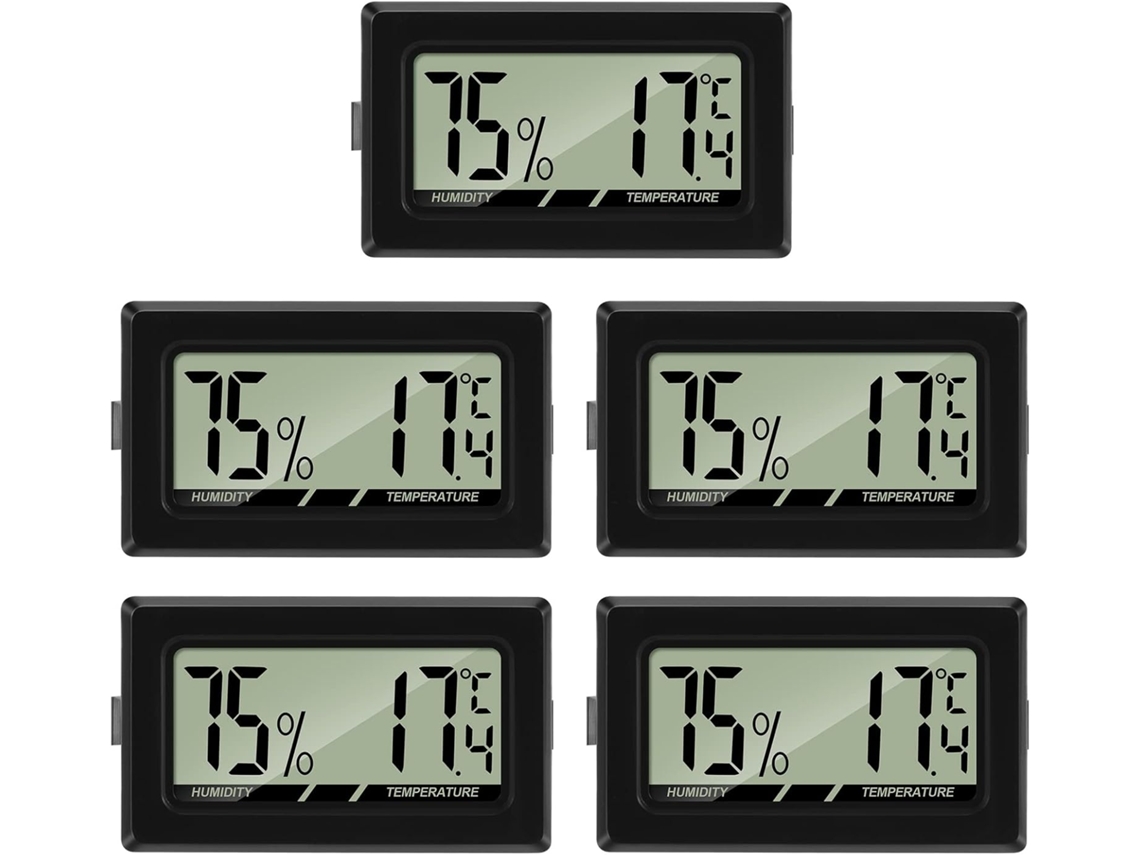Lurelia Termohigrómetro Digital, Ecrã Lcd
