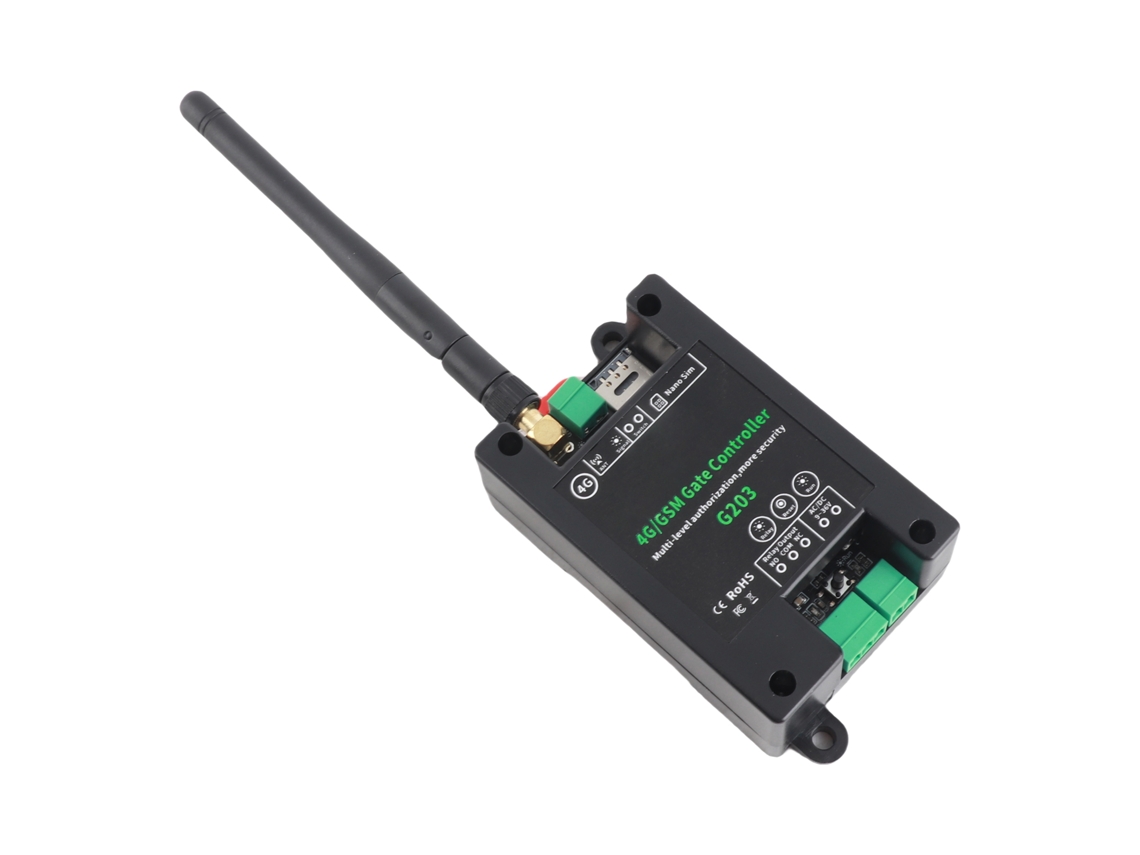 Controlador De Portão 4g/gsm G203 (versão 4g De Controle Remoto Sem Fio)