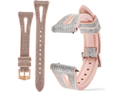 Conjunto De 2 Pulseiras Brilhantes Para Substituição Smartwatch,
