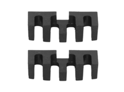 2pcs Adaptador De Carga Para Cordar Raquetes De Badminton Ferramenta De Proteção Em Plástico Preto