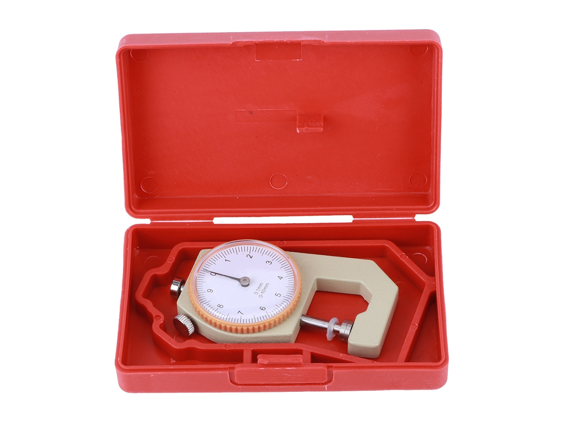 Medidor de espessura portátil e preciso para prata, 0-10 mm, para medir joias, couro e outros materiais.