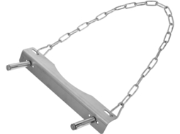 Suporte Para Cilindro De Oxigênio Com Corrente Metálica, Fixação Firme E Fácil Instalação, Compatível Com Cilindros De