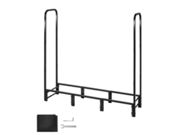 Suporte Para Lenha Succebuy, 122x32x118 Cm Com Tampa Para Uso Externo