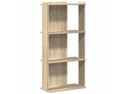 Bookcase, Bookcases Vidaxl Marrom Madeira Processada (60 X 30 X 120 Cm)