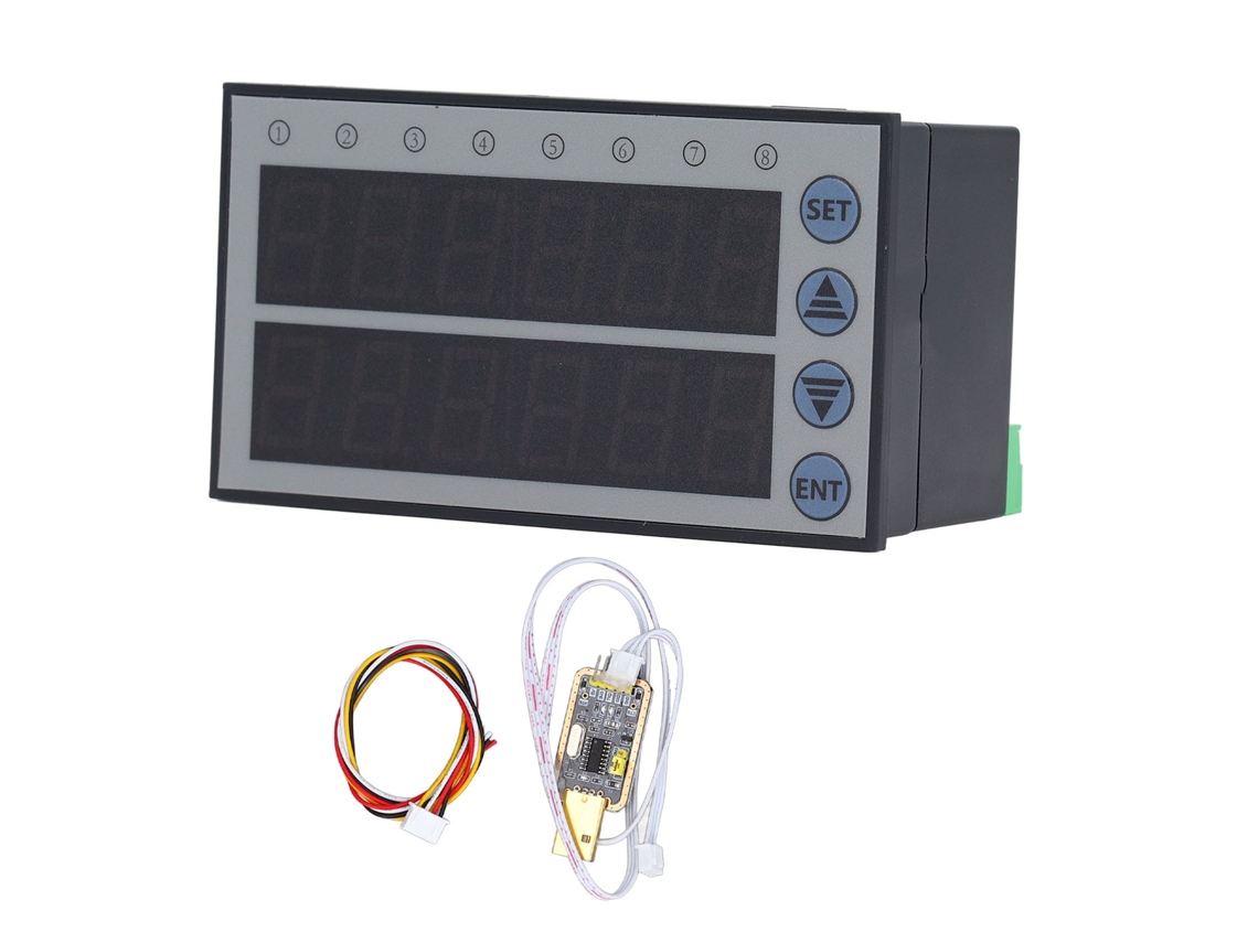 Plc com Exibição de Texto Dc24v 8 Leds Entrada Analógica Dupla e Cabo Usb ttl