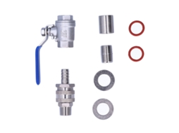 Kit de Válvula de Bola 1/2 Polegada BSP para Caldeira | S/MARCA