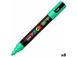 Rotulador POSCA Pc-5M Verde Claro 6 Unidades