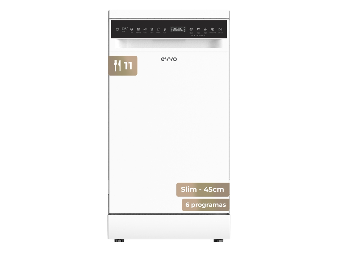 Máquina de Lavar Loiça EVVO D3y Slim (45cm)