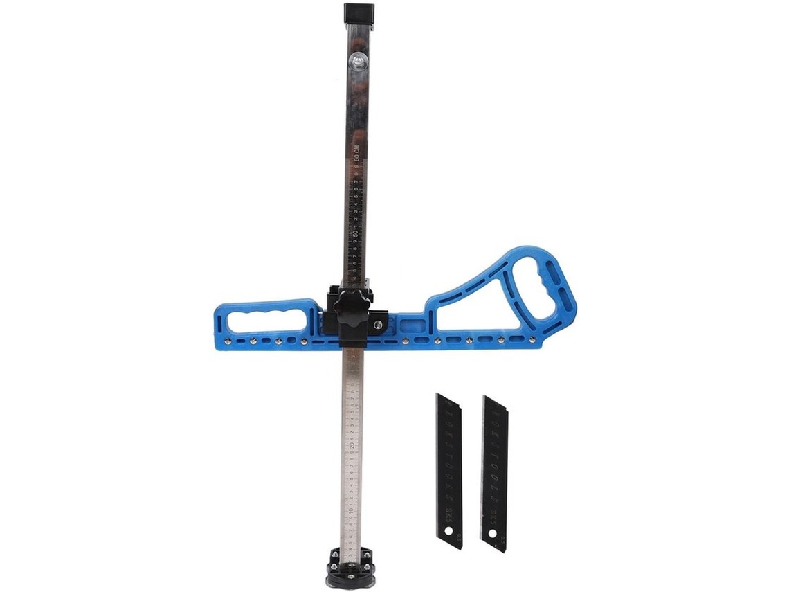 Gipsplatensnijder Profissional - Revestimento Portátil - Ferramenta Reversível - Escala 60 Cm - Eficiente E Seguro - Projeto Espaçoso - Zaga De Revest