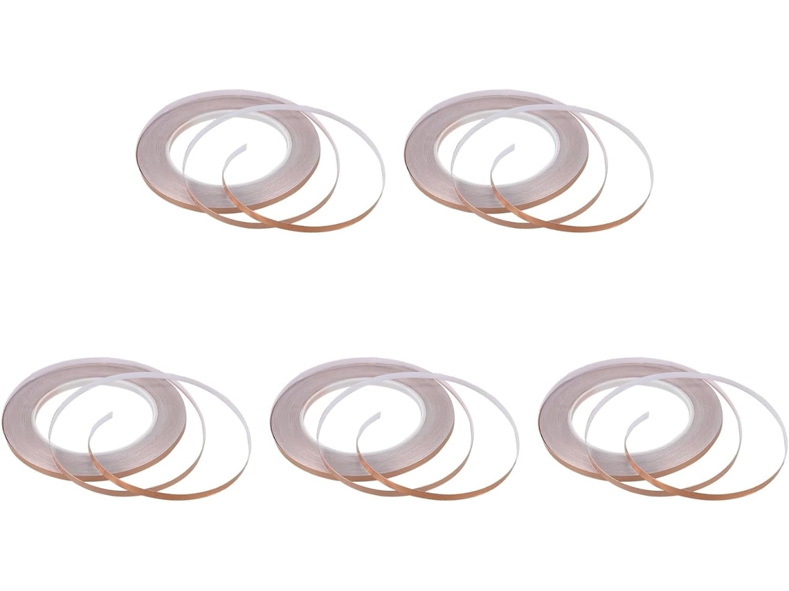 5 Rolos de Cabo Condutor de Cobre de 5 Mm X 30 M com Blindagem Wfr SFUSHOS
