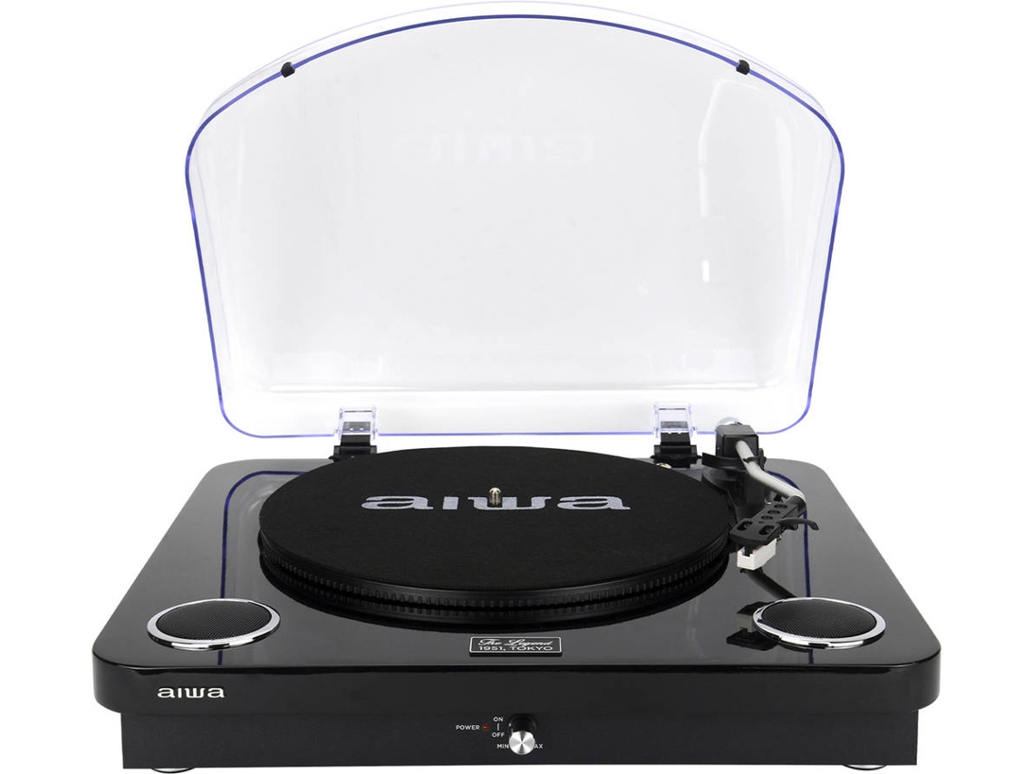 Gira-Discos AIWA GBTUR-120BKMKII (Automático - 33 1/3 - 45 - 78)
