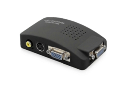 Conversor De Vídeo Para Vga Fgao Com S Video, Seletor De Saída Mini Box Aquaforge
