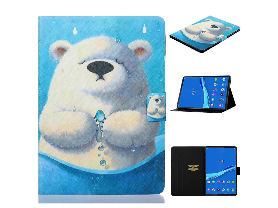 Capa De Couro Inteligente Com Desenho Colorido Para Tablet Lenovo Tab M10 Plus 10.6 3ª Geração 2022