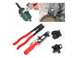 Pinças para Reparação de Carros S/MARCA, para abraçadeiras, aço, vermelho, 2 peças