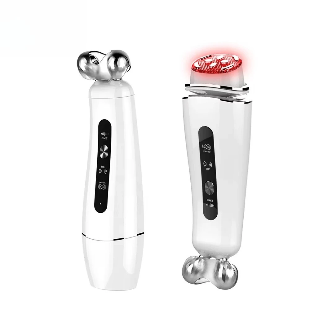 (branco) Aparelho Multifuncional De Beleza Facial E Para O Pescoço Com Led Para Uso Doméstico