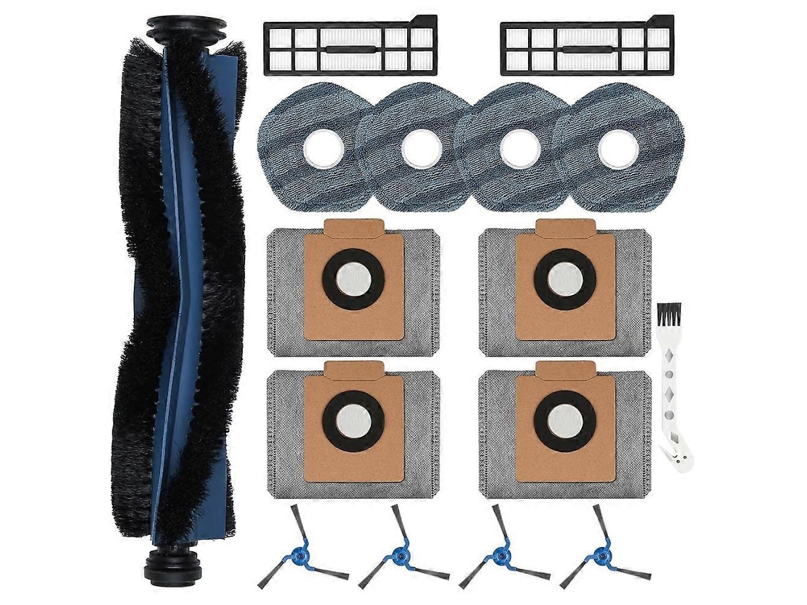 Peças De Reposição Para Aspirador Robô X10 Pro Omni: Escova Lateral Principal, Filtros Hepa, Pano De Limpeza, Sacos De Pó_ptg