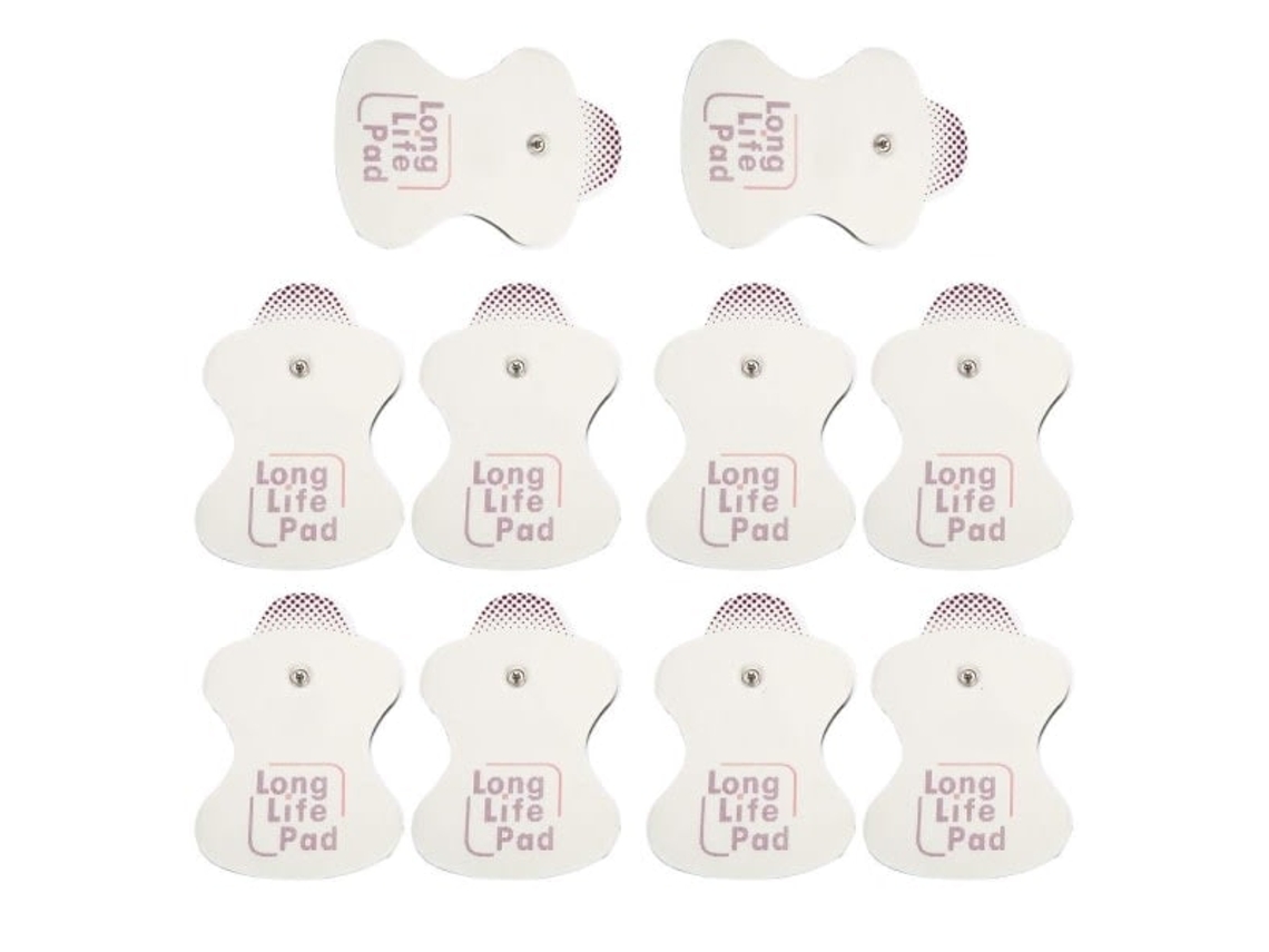 Pacote Com 10 Eletrodos De Reposição Para Os Discos Massagem Omron Long Life Pads