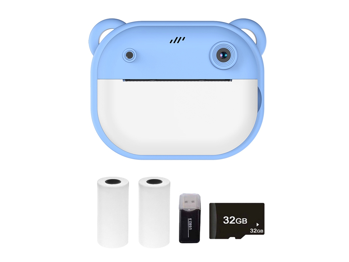Câmera Infantil com Impressora Térmica 1080p | S/MARCA
