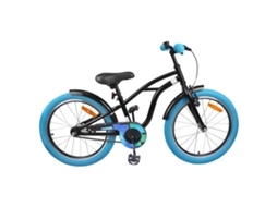 Vidaxl Bicicleta Infantil 20 Polegadas Para 6-11 Anos Preto