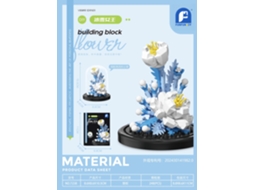 (inclui Capa Protetora Contra Poeira) Brinquedo De Montar Com Peças Pequenas Em Formato De Flor, Ornamento Decorativo.