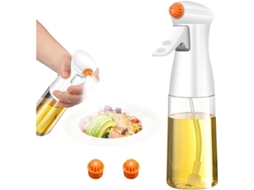 2026 botella Atomizadora de Aceite de 210ml de Vidro Premium com 3 Bicos para Cozinha Saudável