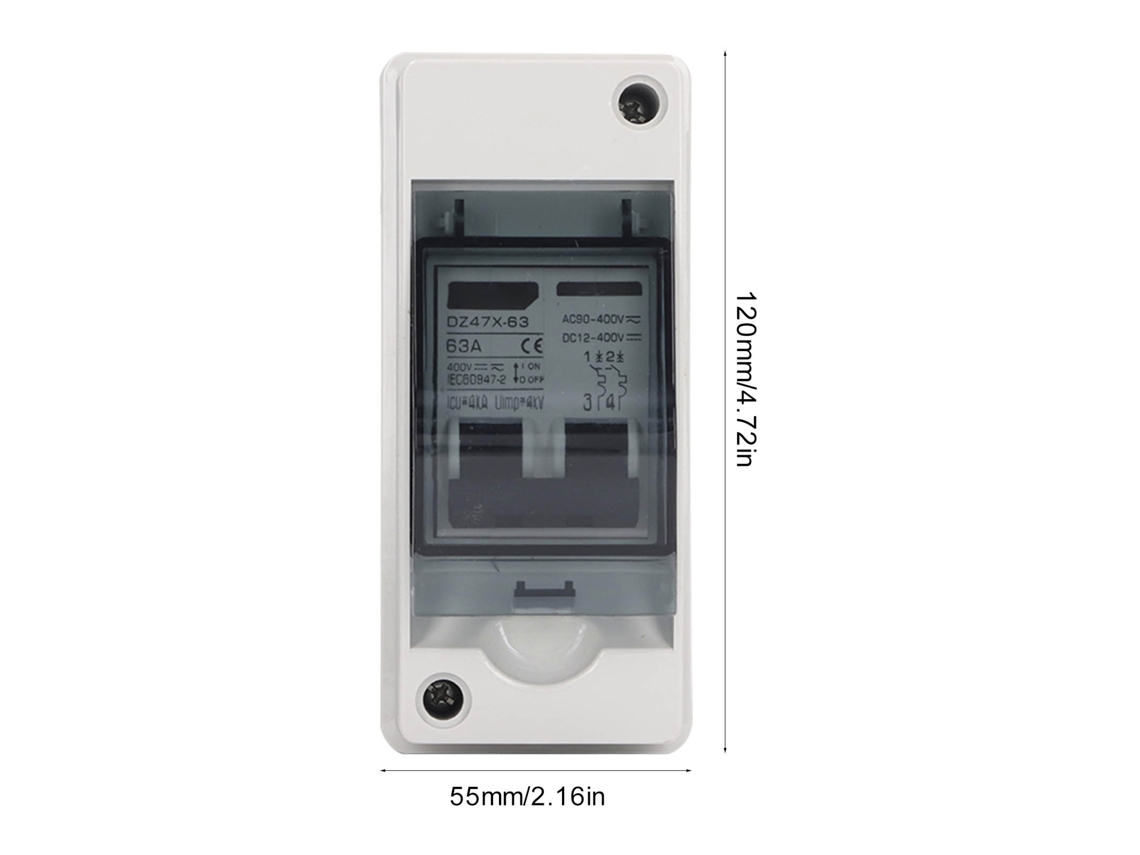 Laxiscreed Disjuntor Miniatura Dc Para Sistemas Solares Pv Com Função De Isolamento