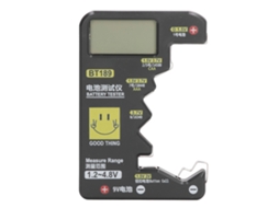 Testador de Bateria Digital com Tela Lcd Grande Detector Universal de Capacidade para Pilhas N D C Aa Aaa Botão 9v
