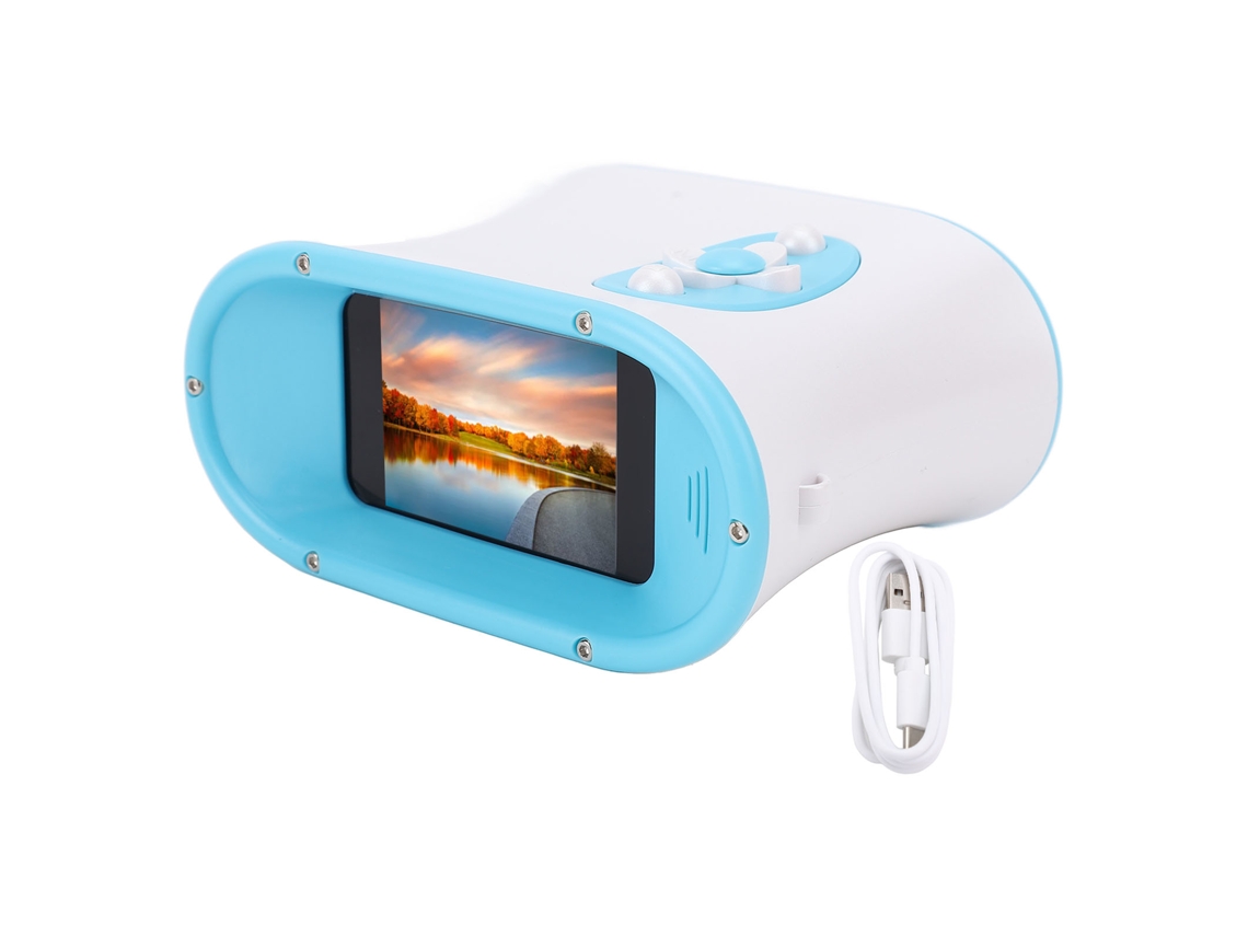 Digital Binoculars With Camera 48mp 1080p Hd 2.4 Inch Ips Color Screen 8x Zoom Binoculars Video Camera With 1/4 Inch Screw For Bird Watching Blue