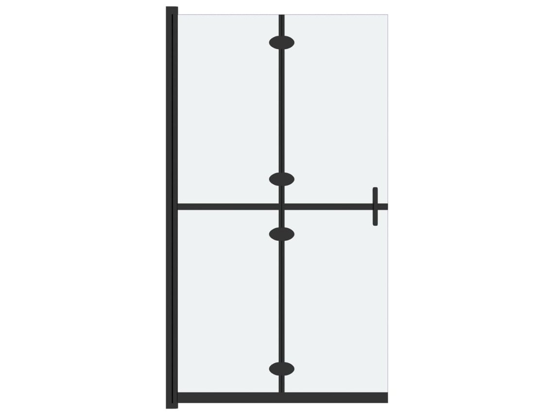 Divisória Chuveiro Dobrável 80x190 Cm Vidro Fosco Esg MAISON EXCLUSIVE
