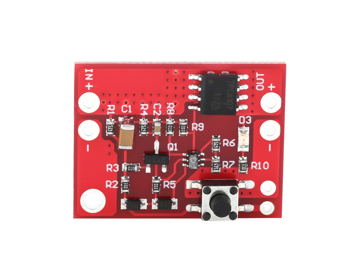 Módulo de Interruptor Elétrico Analógico de Uma Tecla 3-13V 3A
