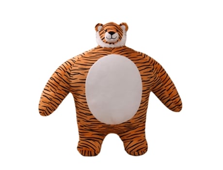 Peluche YEE HAW Almofada de Tigre de Cabeça Pequena (Idade Mínima Recomendada: 1 ano)