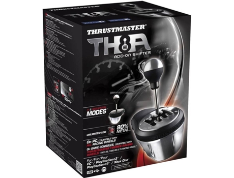 Gear Shift THRUSTMASTER TH8A Addon — Compatibilidade: PS3, PS4, PC e Xbox One