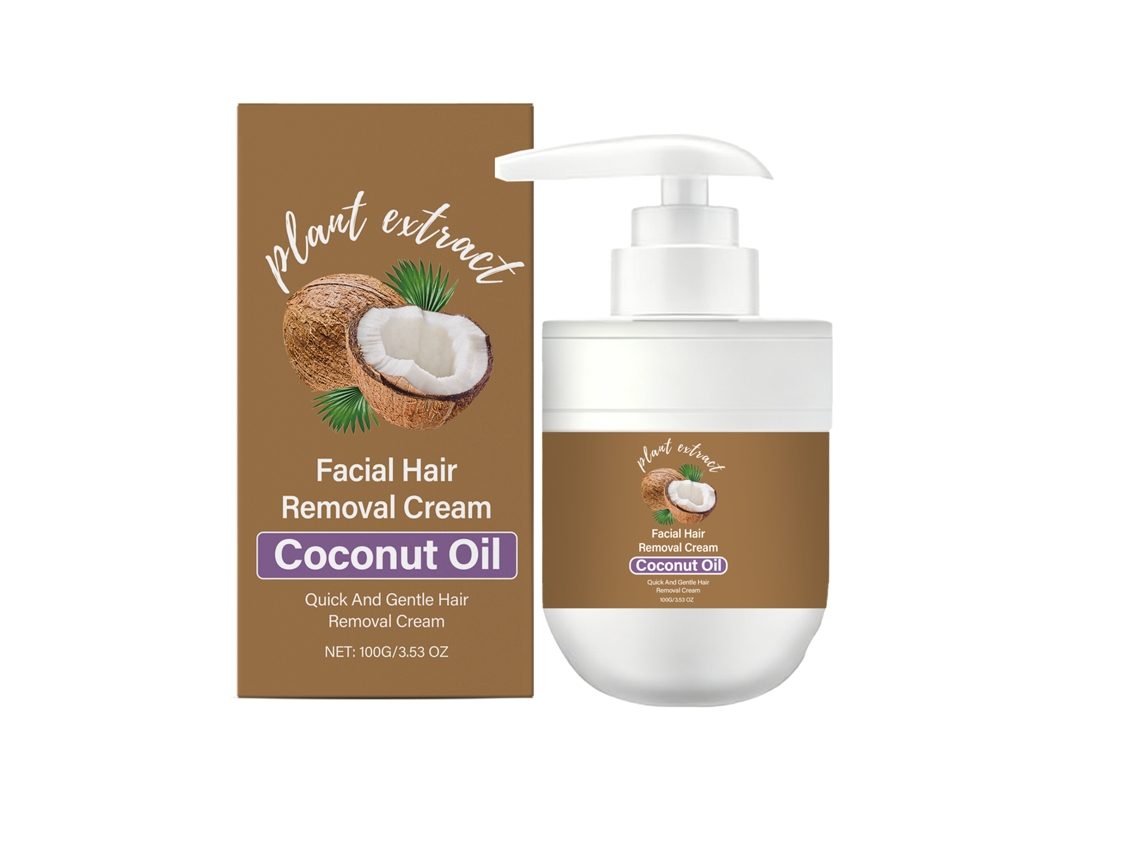 Creme Suave Remoção Cabelo Facial Coco