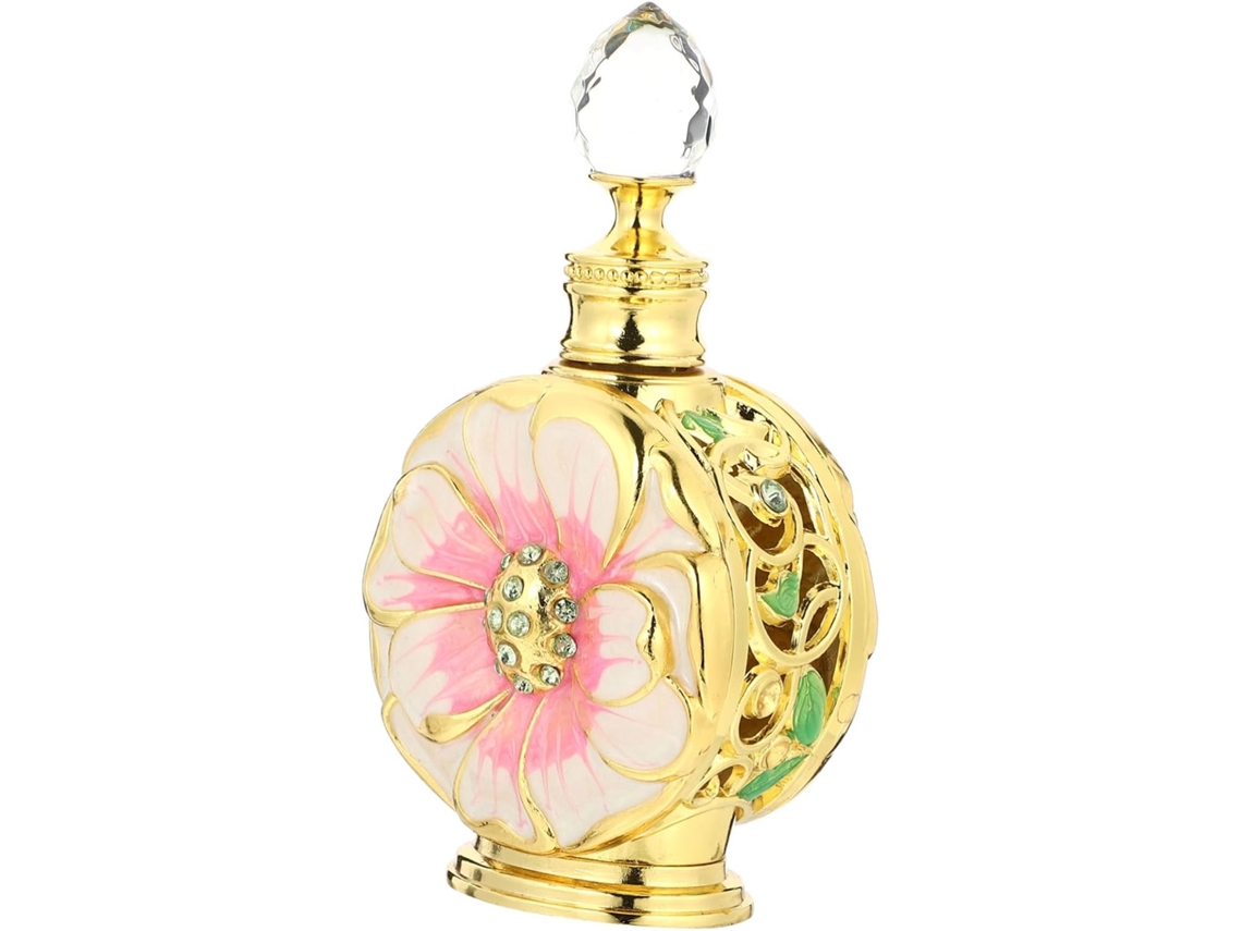 Frasco De Vidro Em Formato De Rosa Para Óleos Essenciais, À Prova De Vazamentos, Ideal Para Aromaterapia E Outros Produtos.
