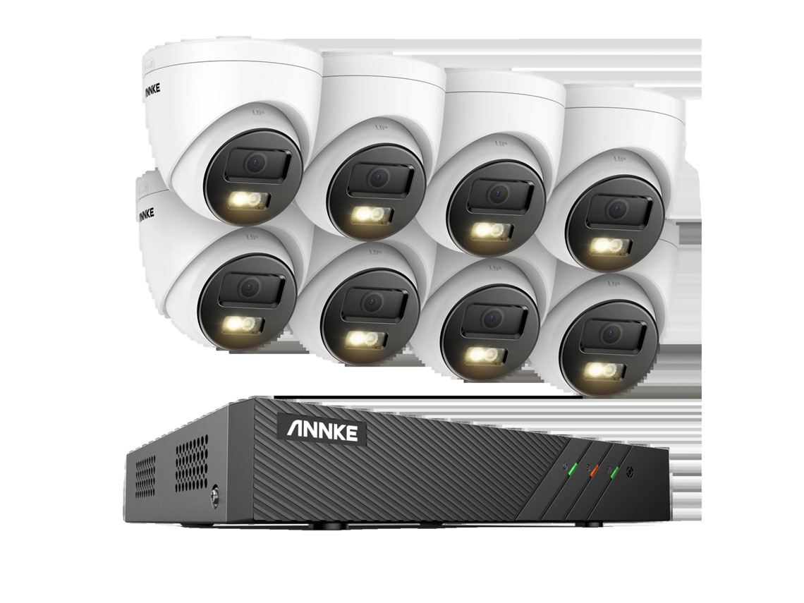 Câmera De Segurança, Resolução De 6mp, Detecção De Movimento, 8ch Nvr 8pcs Câmera, Nenhum Oem