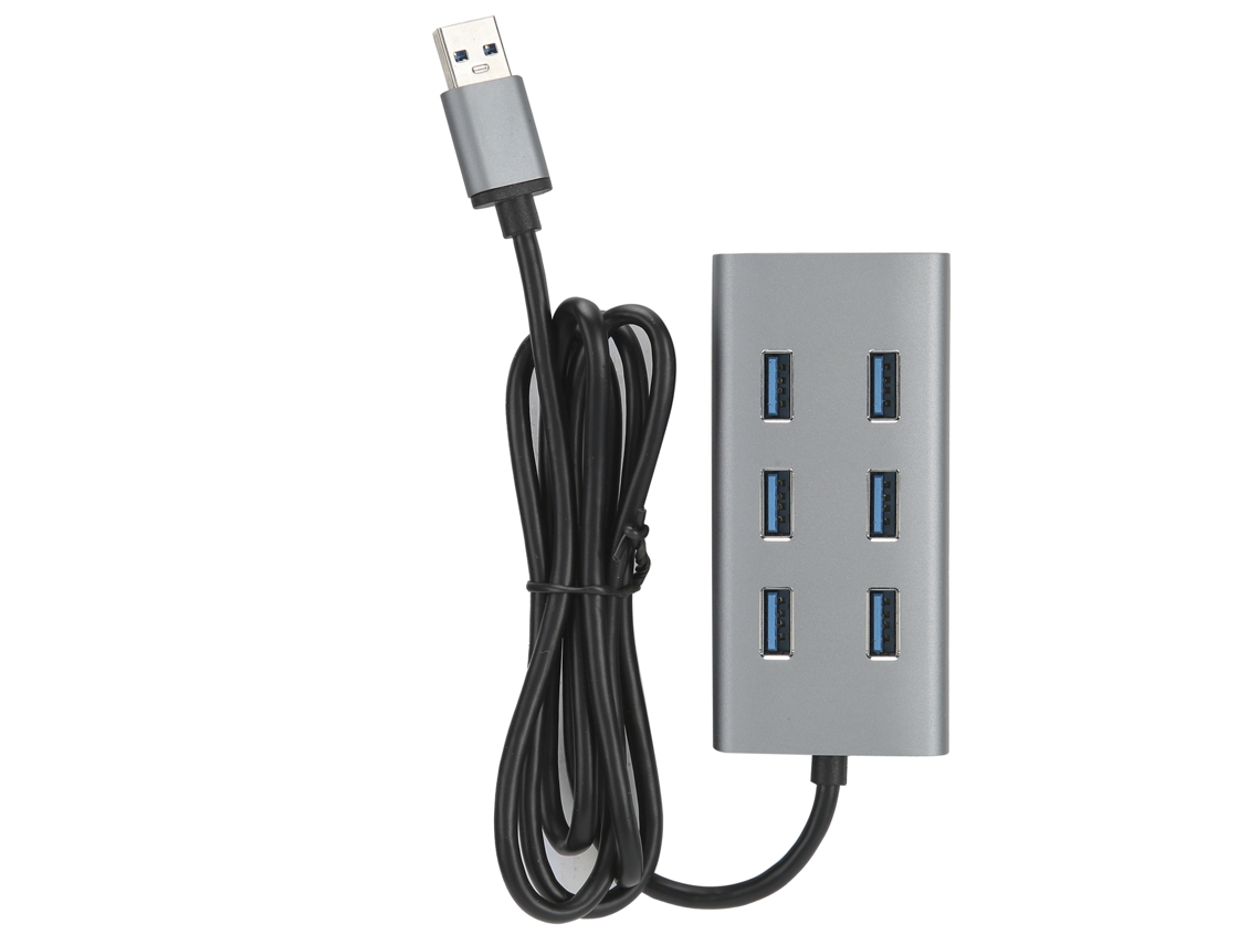 Hub Usb 3.0 Com 7 Portas De Expansão Transmissão De Alta Velocidade De 5gbps