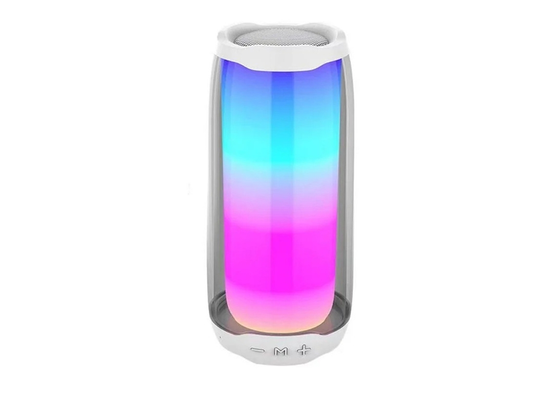 Alto Falante Bluetooth Yizhood Bluetooth 5.0 E Ipx5 À Prova Dágua Tempo De Reprodução De 7 A 9 Horas Branco