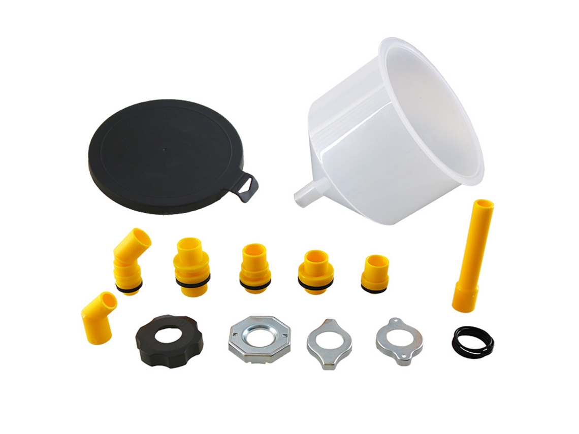 Kit De Bocal De Enchimento De Refrigerante Para Carro Metal Branco E Tpr Sem Vazamentos