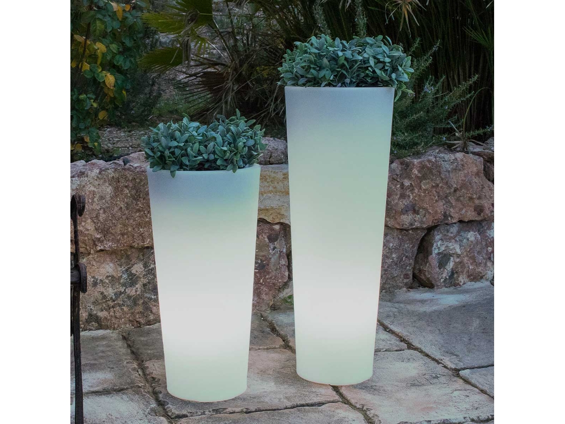Ø29x59 Cm. / Blanco / Luz Fría Con Cable
