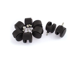 Para Móveis E Cadeiras Aexit De 8 Mm E 5,1 Cm De Di, (8 Peças), Giratórios