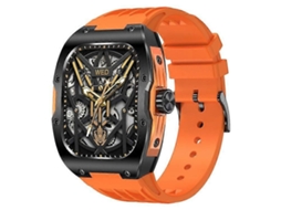 Smartwatch mecânico AMOLED de 1,952 polegadas com monitor de saúde, chamadas Bluetooth e relógio esportivo. Ly Ebike